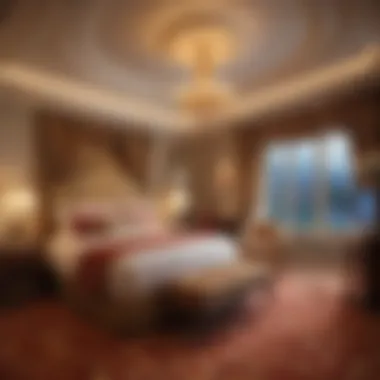 Luxurious guest room interior at Bellagio, reflecting opulence and comfort