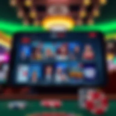 Explore Game Options on BetMGM Poker App BetMGM Poker app interface showcasing game options