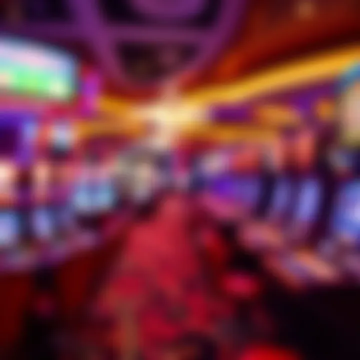 Vibrant gaming floor at Casino4Fun