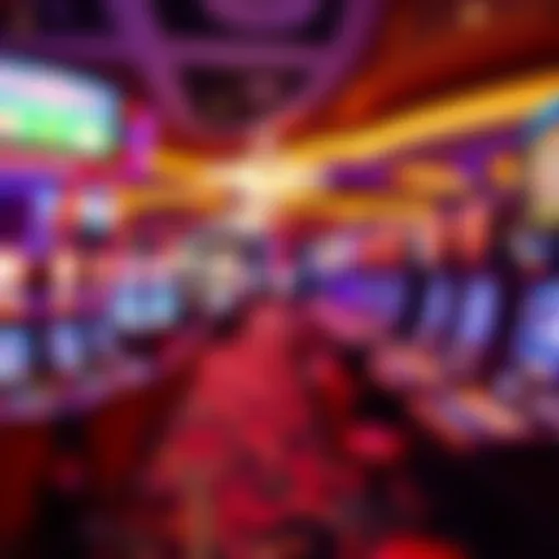 Exploring the Gaming Floor Vibrant gaming floor at Casino4Fun