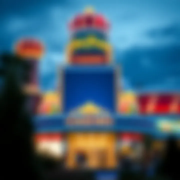 Exterior shot of a popular casino in Alabama