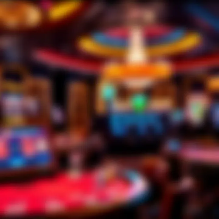 An elegant gaming area reflecting the luxury and excitement of the casino experience