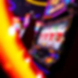 Detailed view of a mega spins slot machine displaying vibrant graphics and unique features