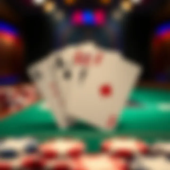 Caribbean Stud Poker Card Rankings Illustration of Caribbean Stud Poker card rankings