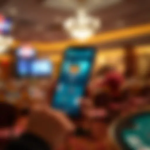 User exploring the FoxBet app interface