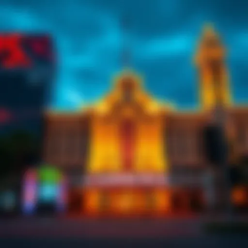 Architectural Elegance of Australian Casinos Exterior view of a prominent Australian casino showcasing architectural elegance