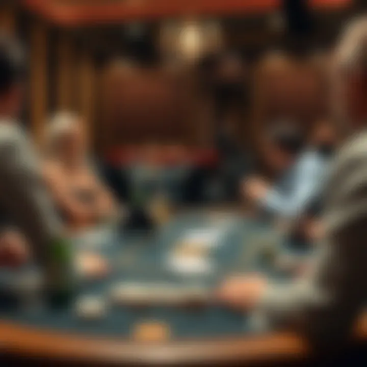 Illustration of a Spades game setup with partners at a table