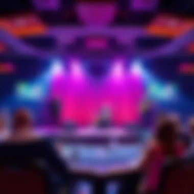 Live Entertainment Experience Live entertainment stage featuring a band performing