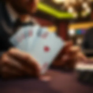 Card handling techniques in blackjack