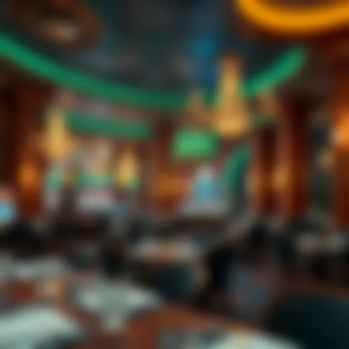 A beautifully themed restaurant inside Excalibur