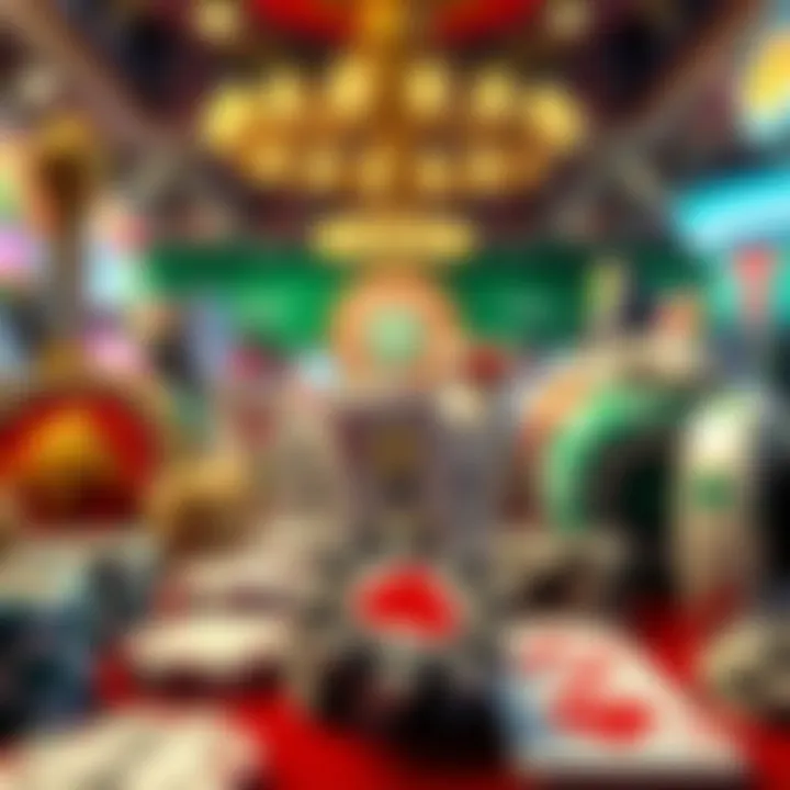 A diverse array of popular online casino game icons