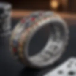 A luxurious blackjack bracelet showcasing intricate designs