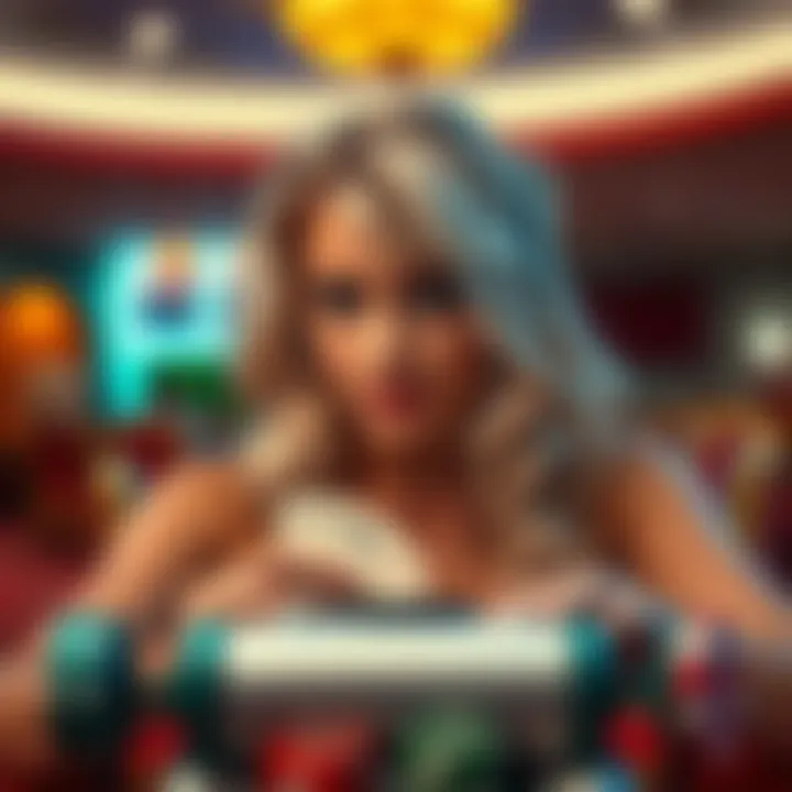 An artistic depiction of Britney Spears reflecting her influence on gaming culture