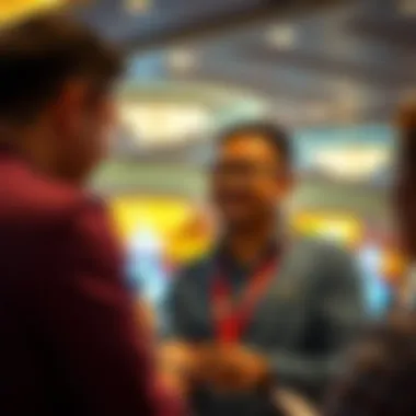 Employee receiving recognition for exceptional performance