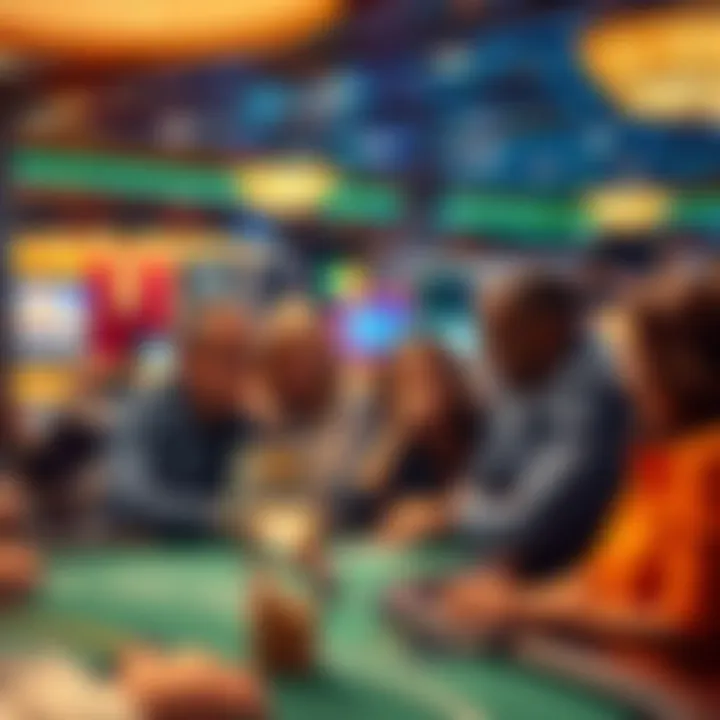 Dynamic team collaboration in a lively workplace setting