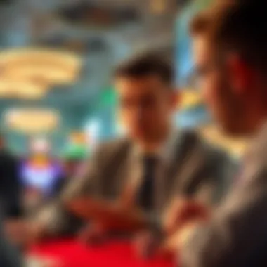 Strategic Management in the Casino Sector Professional in casino management discussing strategies