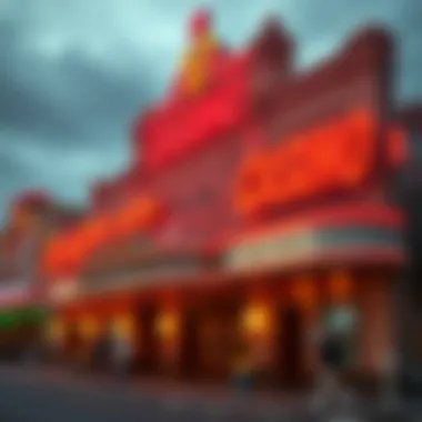 Historic casino facade in Atlantic City