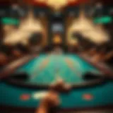 Baccarat Table Overview Strategic overview of a baccarat table setup