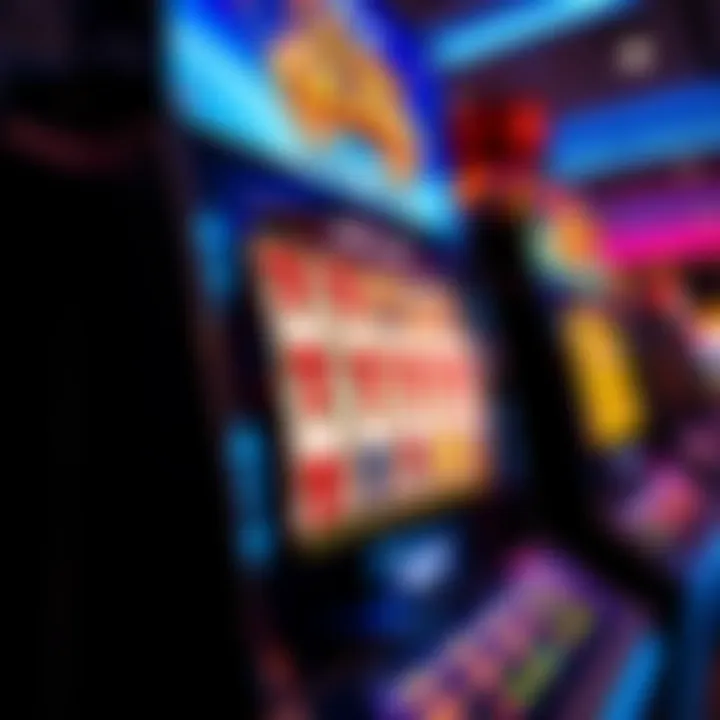 A captivating slot machine featuring vibrant graphics