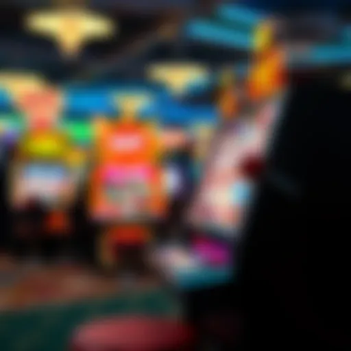 Exciting visuals of real money slots in action