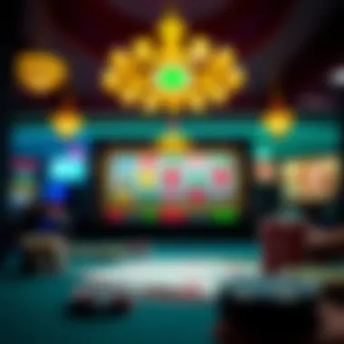 An array of popular online platforms offering slot games