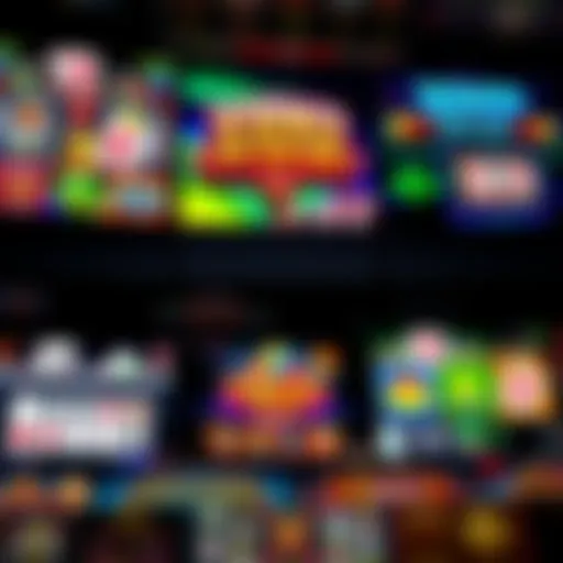 Diverse Video Poker Interfaces An enticing layout of various video poker game interfaces showcasing vibrant graphics and engaging gameplay.