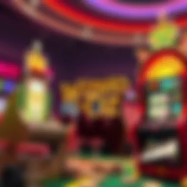 A visual representation of the cultural impact of gambling and slot games