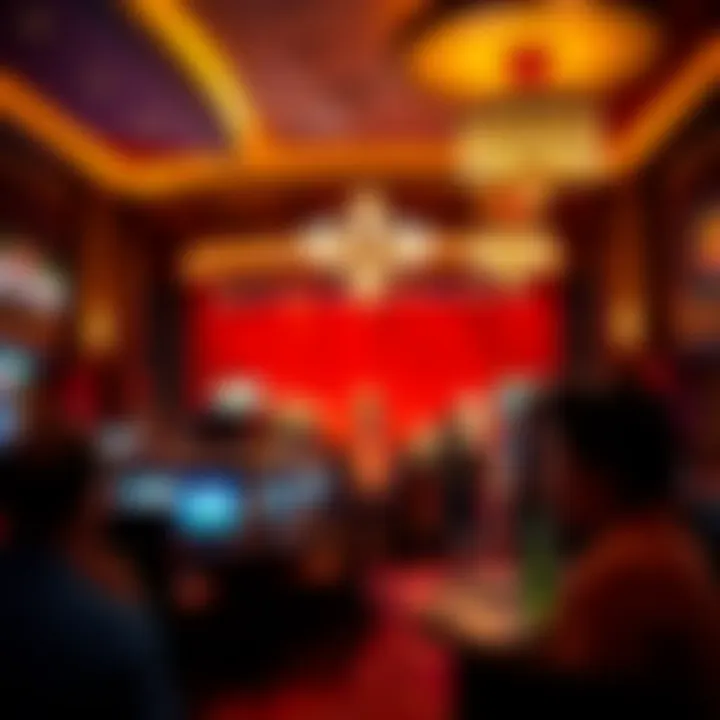 Entertainment stage with live performance