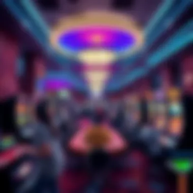 Gaming Floor at Lake County Casino Interior shot of the gaming floor filled with diverse gaming options and enthusiastic players