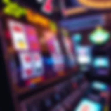 Enticing Jackpot Display on Slot Machine An enticing jackpot display on a slot machine