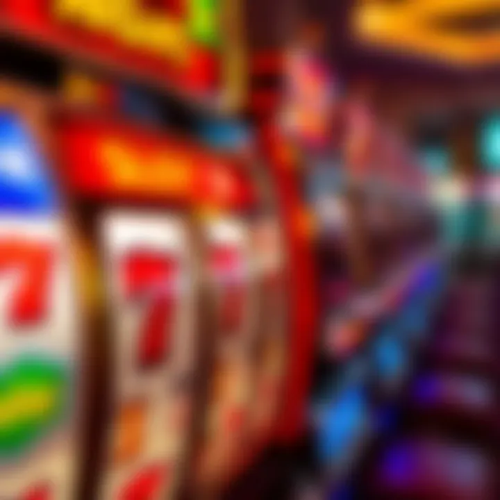 Close-up of a popular Mid-South slot machine
