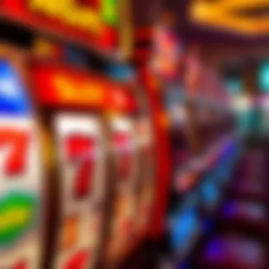 Popular Mid-South Slot Machine Close-up of a popular Mid-South slot machine