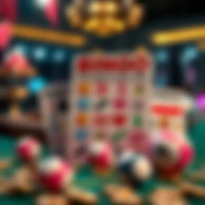 Diverse Bingo Card Designs A collection of bingo cards with diverse designs and themes