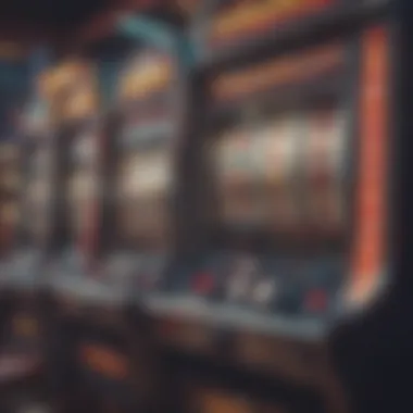 Exciting gameplay of slot machines on a digital device