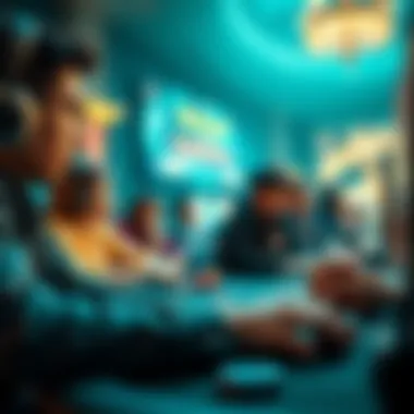 Skill-based competition showcasing strategic gameplay