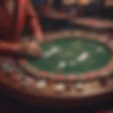 A vintage pai gow poker table showcasing its rich history.