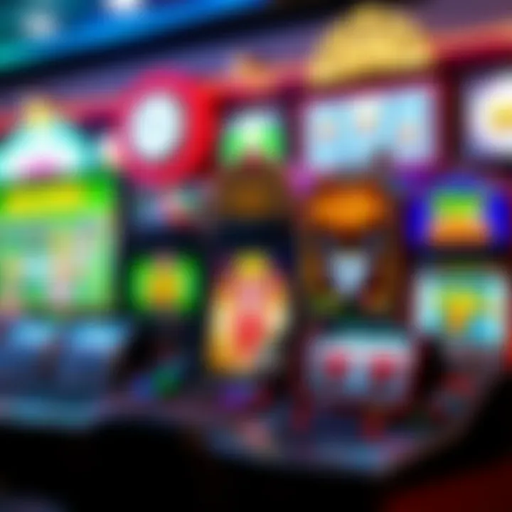 Visual representation of online slot games