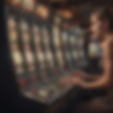 A visual representation of RTP percentages displayed on various slot machines.