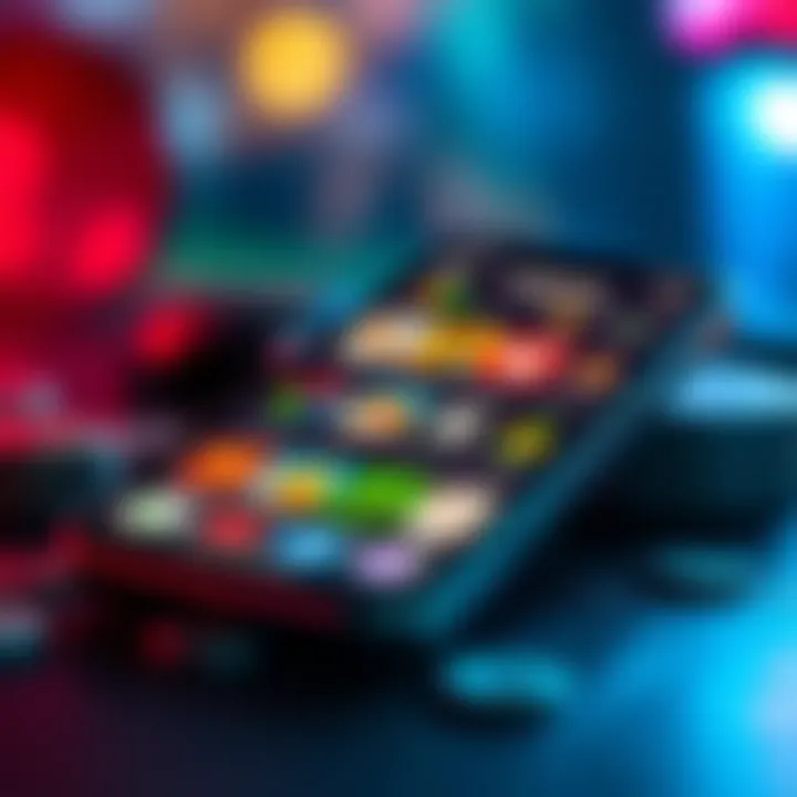 Diverse Money-Making Apps A smartphone displaying various money-making applications.