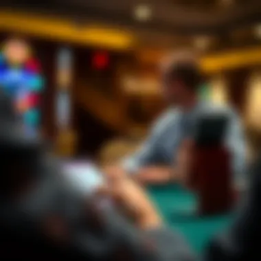 Engaging with Surveys A user engaging with a survey app on a mobile device.