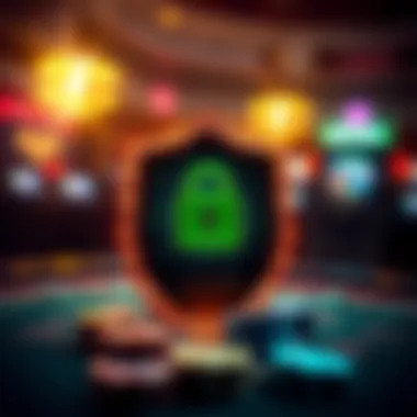 Ensuring Security in Earnings A digital shield representing security in mobile transactions.