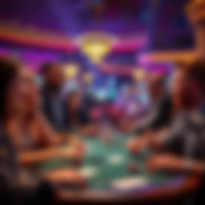 Group enjoying a casino night filled with special event promotions