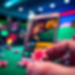 Visual representation of a popular gambling app interface