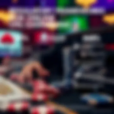 Infographic displaying regulatory frameworks for online gambling