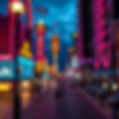 Iconic boardwalk with vibrant nightlife