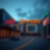 Exterior view of Rivers Casino showcasing modern architecture