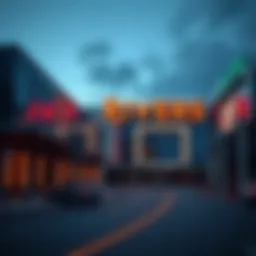 Exterior view of Rivers Casino showcasing modern architecture