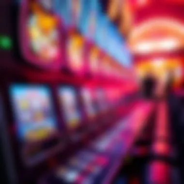 Modern Slot Machine Technology Close-up of a modern slot machine's control panel with digital displays