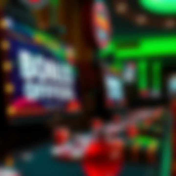 A close-up of a digital screen displaying enticing bonus offers.