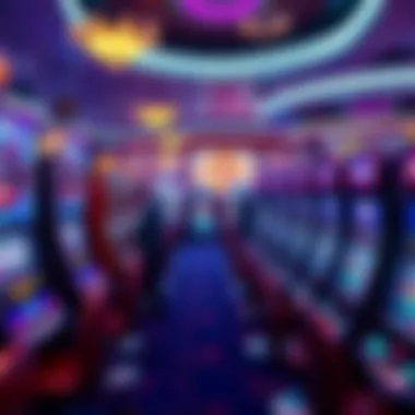 Dynamic Casino Slot Area Overview of the slot machine area in Parx Casino